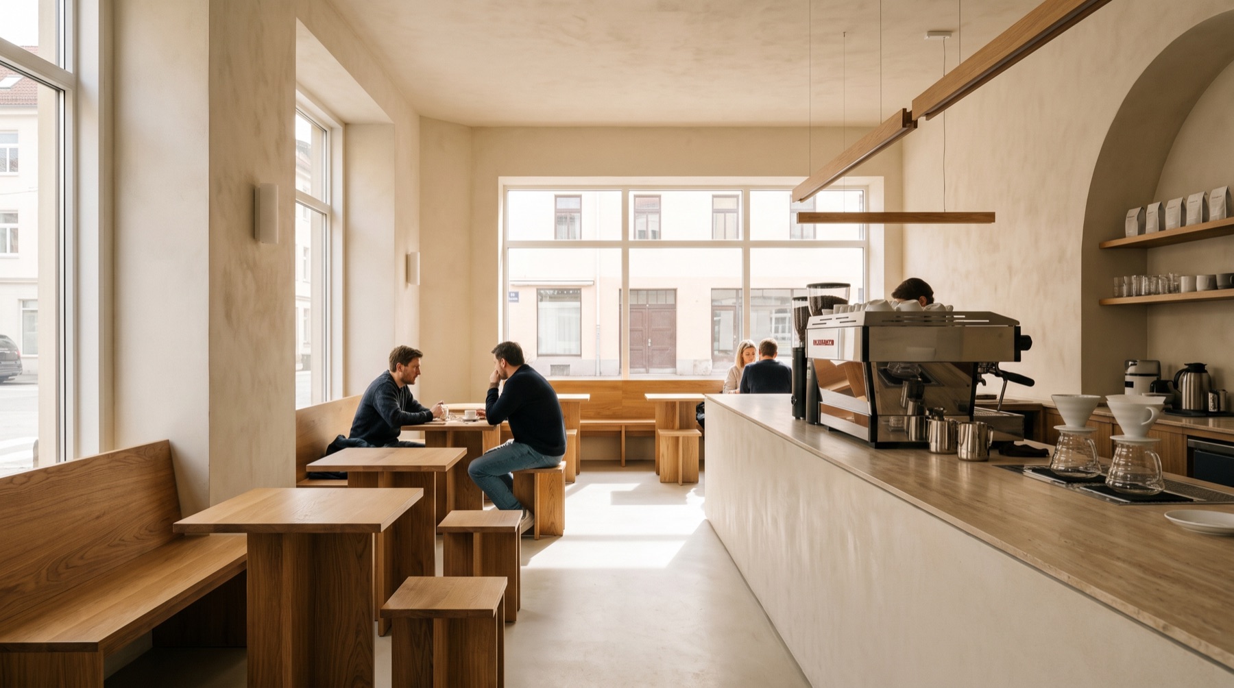 Cafetería antes de la intervención