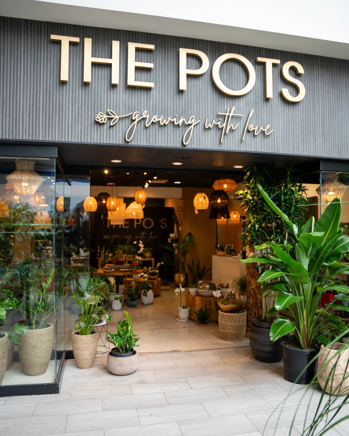 Fachada de The Pots en el Town Center at Boca Raton